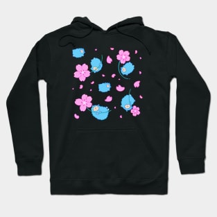 Sakura sheep pattern Hoodie